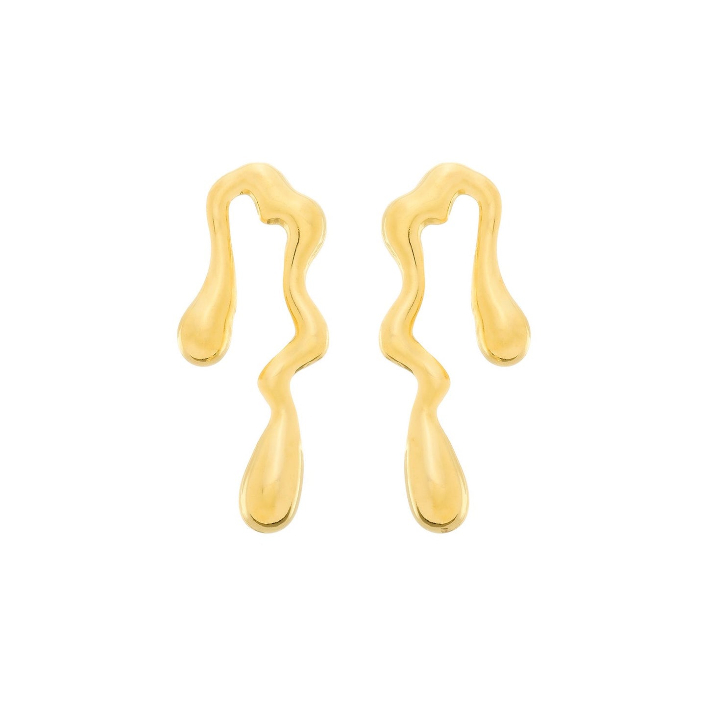 Brinco Amélia Dourado Orgânico de Gota