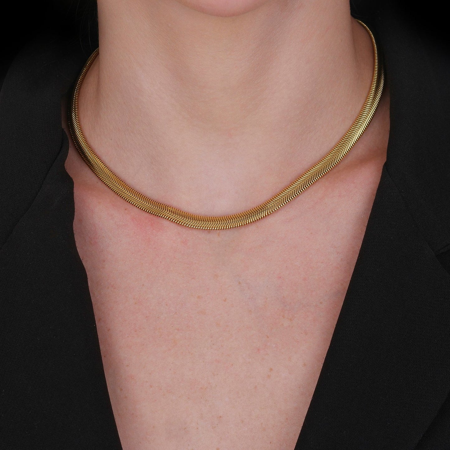 Colar Harper Dourado Lacraia