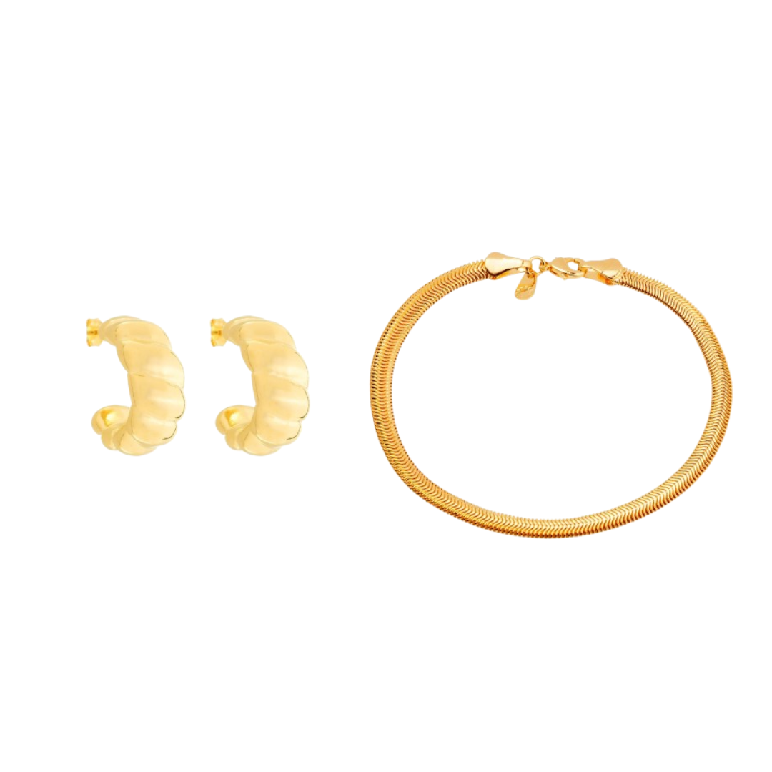 Kit Closett Duo - Brincos e Pulseira