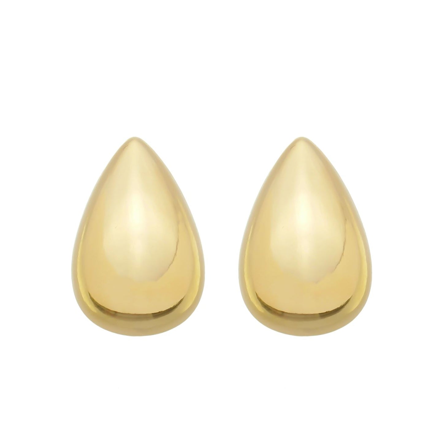 Brinco Dourado Gota Brincos Hub Joias