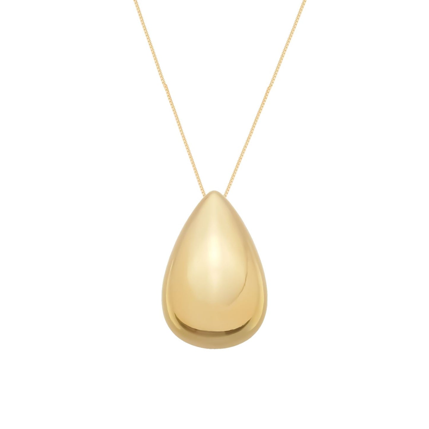 Colar Dourado de Gota Colares Hub Joias