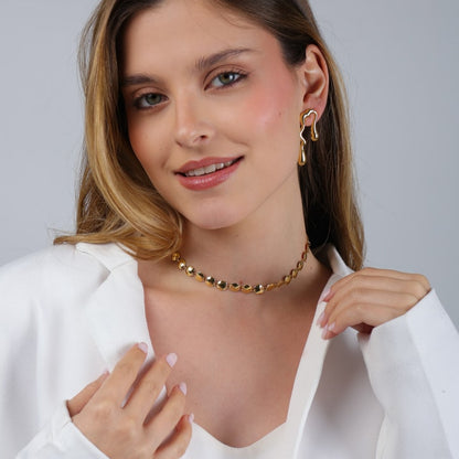 Kit Isolda Duo - Brincos e Chocker