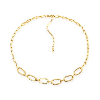Chocker Dourada Cartier com Extensor Colares Hub Joias 