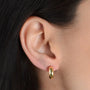 Brinco Aline Dourado de Argolinha - Fonttani
