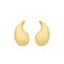 Brinco Karine Dourado Gota Curvada Média - Fonttani