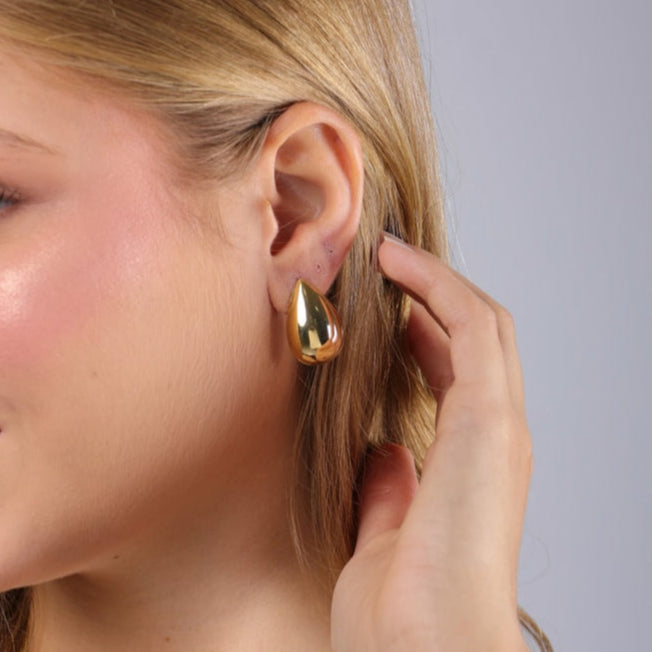Brinco Kiara Dourado Gota - Fonttani