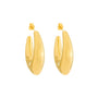 Brinco Lara Dourado Concha Orgânico - Fonttani