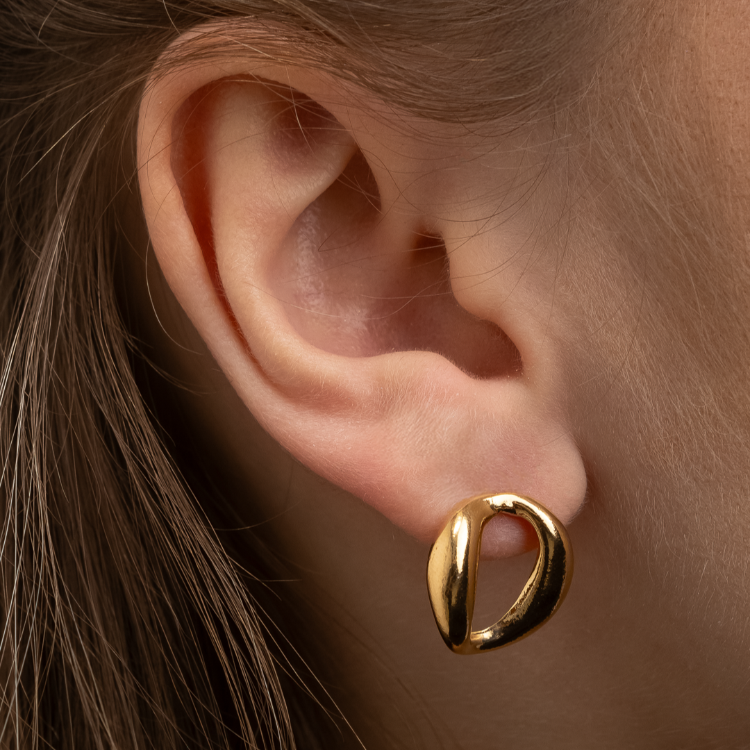 Brinco Lisandra Dourado Elo Corrente - Fonttani