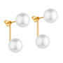 Brinco Miriam Dourado de Pérola Dupla - Fonttani
