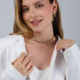 Chocker Isolda Dourada Esferas com Extensor - Fonttani