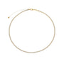 Colar Ariana Dourado Chocker Riviera Pedras Brancas - Fonttani