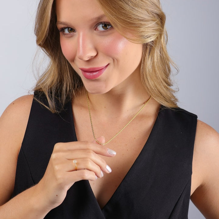 Colar Baiano Nara Dourado - Fonttani