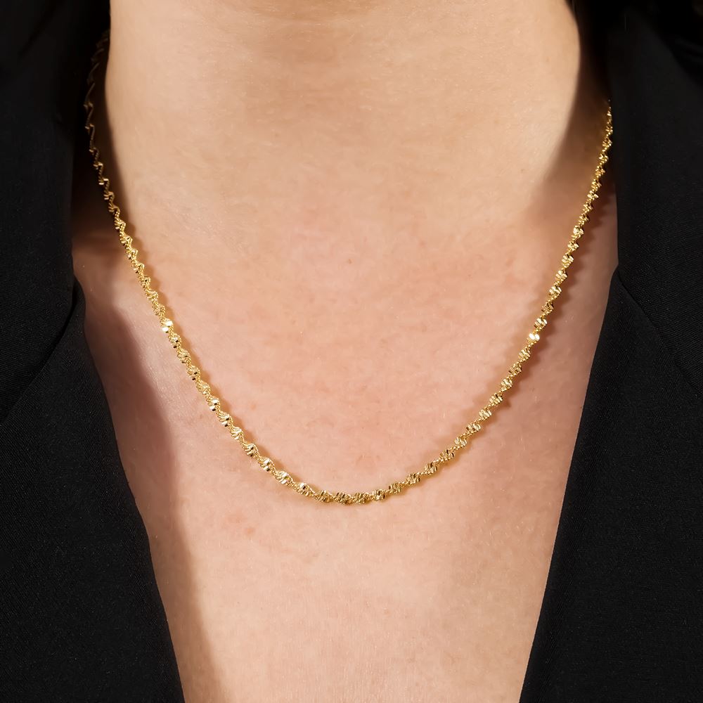 Corrente Cloe Dourada Singapura - Fonttani