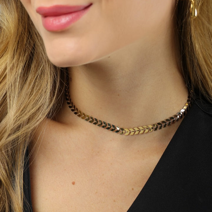 Kit Amélia Duo - Brincos e Chocker - Fonttani