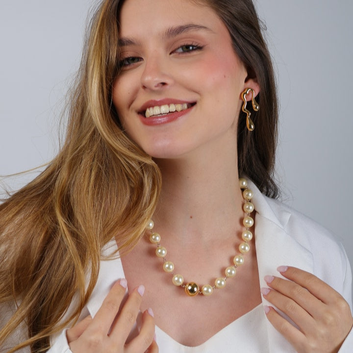 Kit Bali Duo - Brincos e Colar - Fonttani