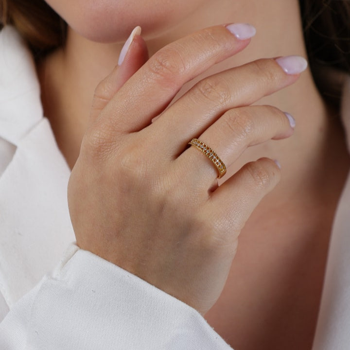 Kit Flora Duo - Anel e Brincos - Fonttani