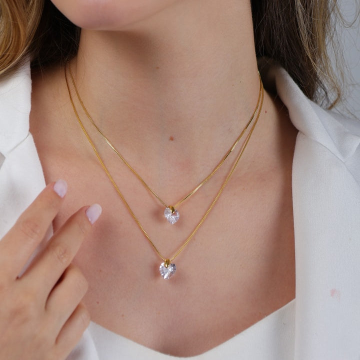 Kit Grazzi Duo - Brincos e Colar - Fonttani