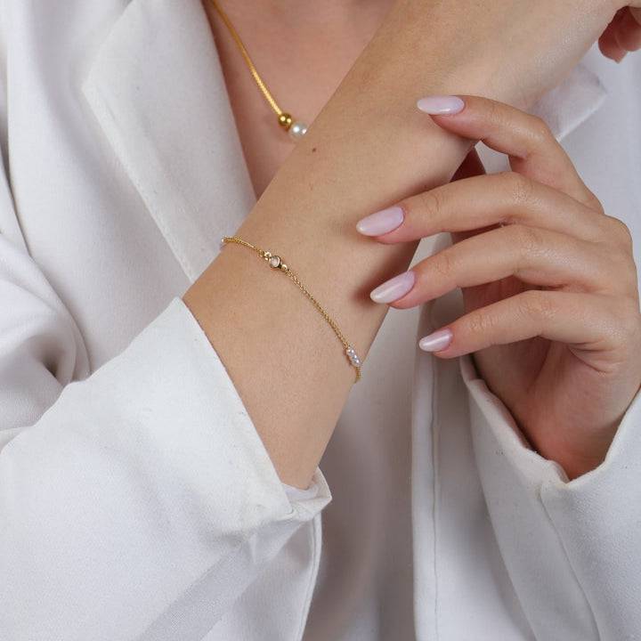 Kit Maura Trio - Brincos, Colar e Pulseira - Fonttani