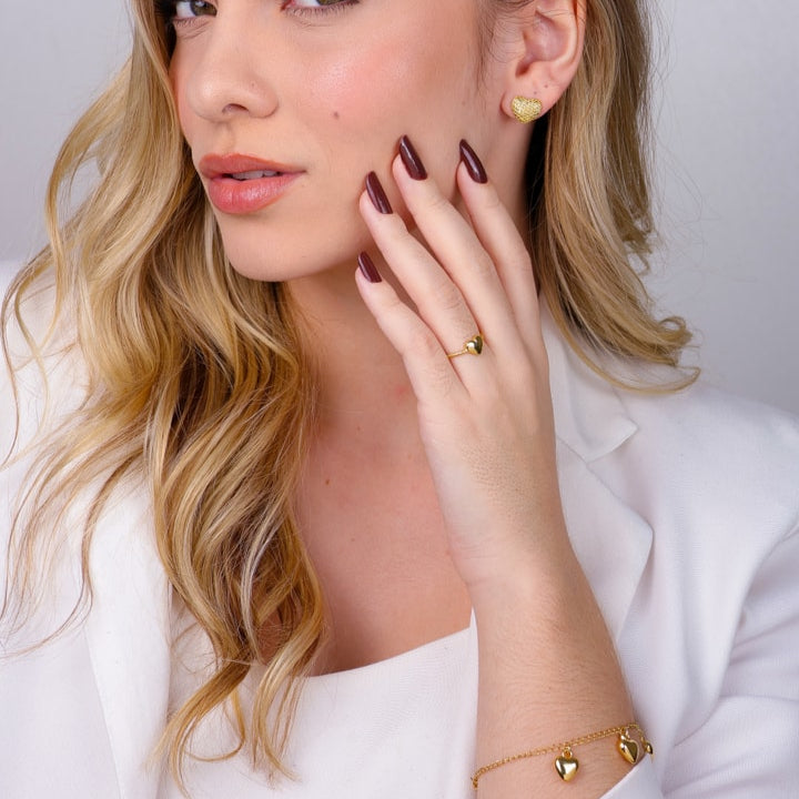 Kit Tati Trio - Anel, Brincos e Pulseira - Fonttani