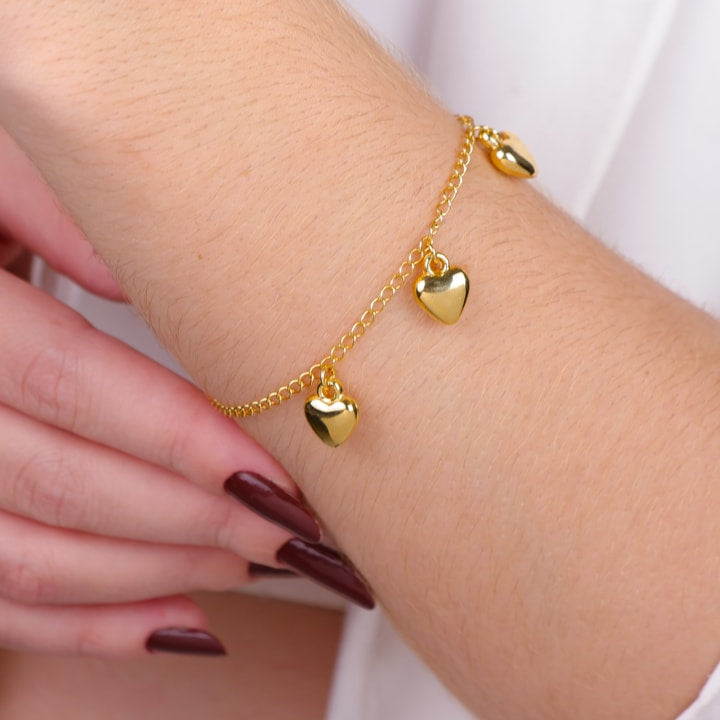 Kit Tati Trio - Anel, Brincos e Pulseira - Fonttani