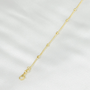 Pulseira Hailey Dourada de Bolinhas Delicada - Fonttani